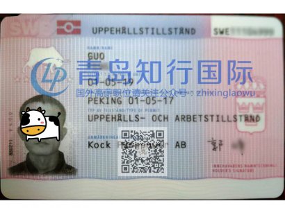 恭喜郭峰于2017年5月1日赴瑞典廚師工作