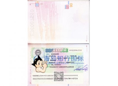 恭喜賈先柱于2015年7月24日赴丹麥廚師工作