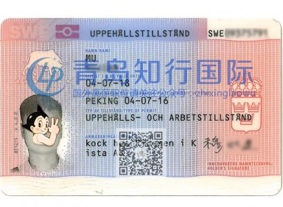 恭喜穆如建于2016年7月4日赴瑞典廚師工作